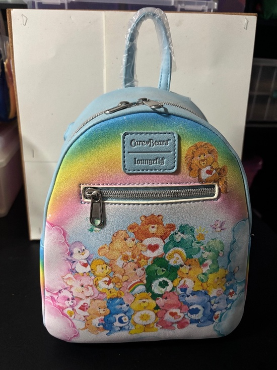 Loungefly Handbags - Loungefly Care Bears Vintage Rainbow Mini Backpack